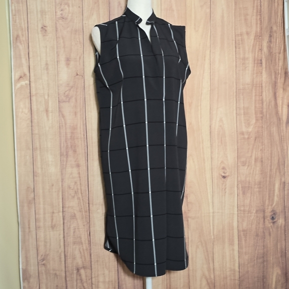 Prologue Grid Plaid Striped Sleeveless  Dress Size Small - Picture 3 of 10